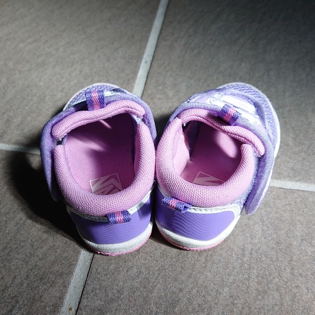 VANS(ヴァンズ)のヴァンズ VANS ベビー 女の子 シューズ 靴 パープル キッズ/ベビー/マタニティのベビー靴/シューズ(~14cm)(スニーカー)の商品写真
