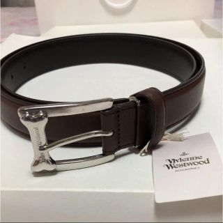 ヴィヴィアンウエストウッド(Vivienne Westwood)の【新品】Vivienne Westwood 牛革ベルト 茶(ベルト)