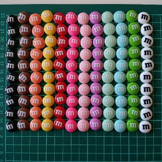 120個】m&m's マーブルチョコ デコパーツの通販 by kana's shop｜ラクマ