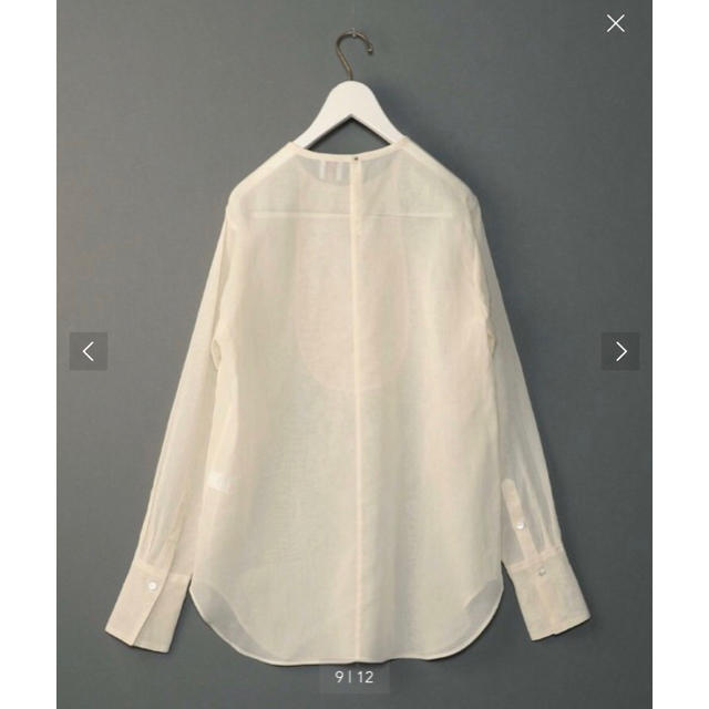 BEAUTY&YOUTH UNITED ARROWS(ビューティアンドユースユナイテッドアローズ)のroku 6◆cotton suke shirts レディースのトップス(シャツ/ブラウス(長袖/七分))の商品写真