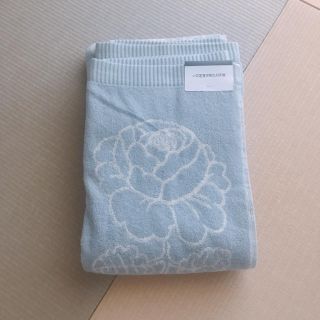 マリメッコ(marimekko)のマリメッコ マーライスルース バスタオル ブルー ヴィヒキルース(タオル/バス用品)