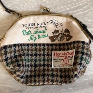 ハリスツイード(Harris Tweed)のハリスツイード チップとデール がま口ポーチ がま口 小銭入れ(コインケース)