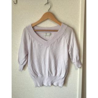 ダズリン(dazzlin)のトップス 七分袖薄手ニット(Tシャツ(長袖/七分))