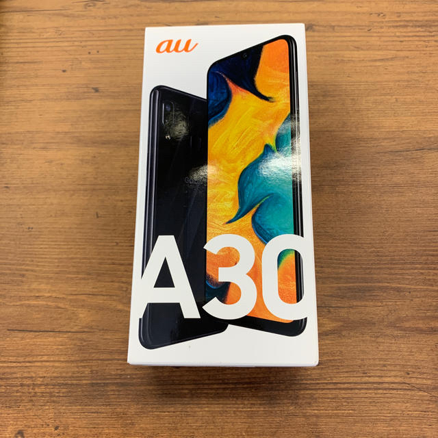 【新品】GALAXY A30 黒 SIMロック解除済 一括購入済