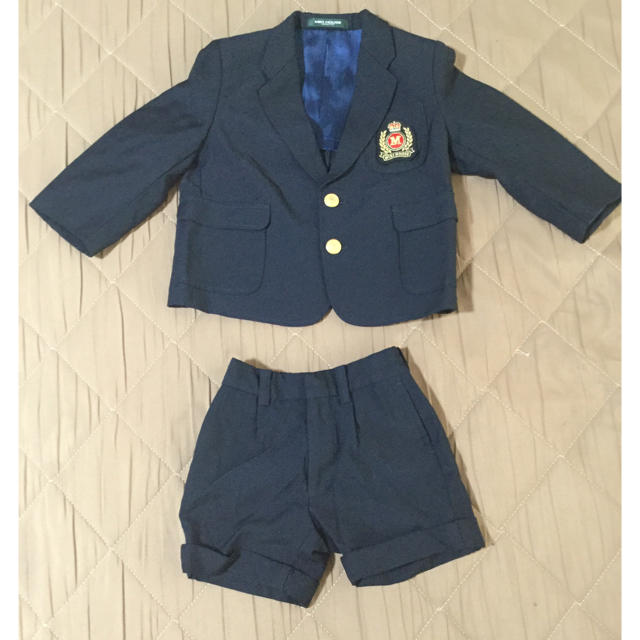 mikihouse(ミキハウス)のミキハウス 男の子用 フォーマルスーツ 95cm キッズ/ベビー/マタニティのキッズ服男の子用(90cm~)(ドレス/フォーマル)の商品写真