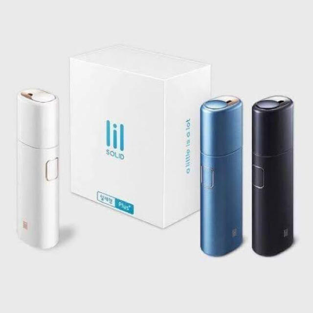 日本未発売 新品 電子タバコ IQOS互換機 lil SOLID Plus 濃紺