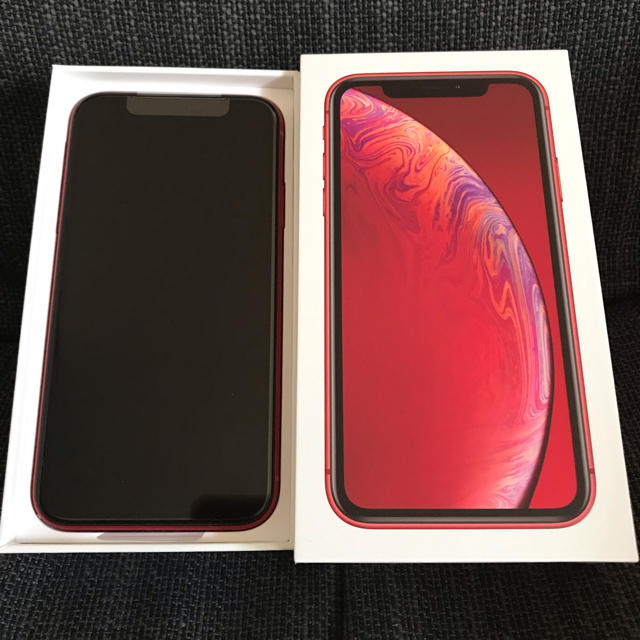 iPhone - 新品未使用 iPhoneXR 64GB 赤 プロダクトレッド au SIMフリー ...