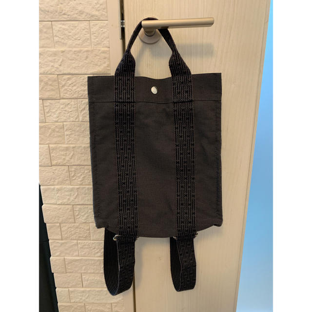 美品】VINTAGE HERMES エルメス エールライン PM - トートバッグ 美品】VINTAGE HERMES エルメス エールライン PM - トートバッグ