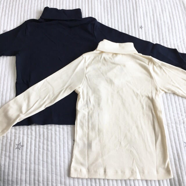 PETIT BATEAU(プチバトー)の＊ご専用＊新品未使用 プチバトー  タートルネック長袖 Tシャツセット 5ans キッズ/ベビー/マタニティのキッズ服男の子用(90cm~)(Tシャツ/カットソー)の商品写真