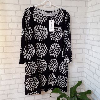 マリメッコ(marimekko)の【L】プケッティ Aライン チュニック ワンピース マリメッコ 新品(ひざ丈ワンピース)