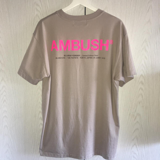 アンブッシュ(AMBUSH)の【タグ付】AMBUSH XL LOGO T-SHIRT SIZE 4(Tシャツ/カットソー(半袖/袖なし))
