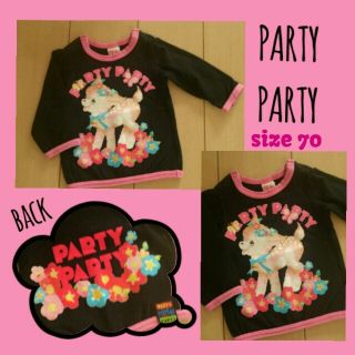 パーティーパーティー(PARTYPARTY)のまめ様専用*PARTYPARTY*70(シャツ/カットソー)