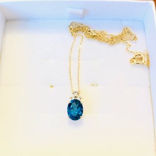 ジュエリーツツミ(JEWELRY TSUTSUMI)のジュエリーツツミ  ロンドンブルートパーズ ネックレス(ネックレス)