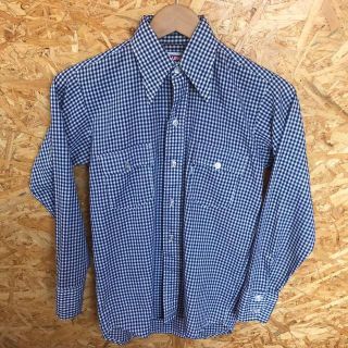 リーバイス(Levi's)の70s ヴィンテージ　リーバイス　サドルマンタグ　ギンガムチェック　シャツ(シャツ)