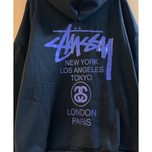 STUSSY(ステューシー)の【新品未使用】STUSSY ストゥーシー プルパーカー裏起毛 メンズのトップス(パーカー)の商品写真