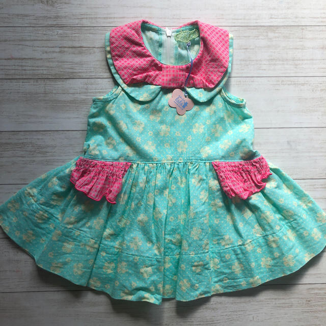 fafa(フェフェ)のfafa/フェフェ/ワンピ/100/美品 キッズ/ベビー/マタニティのキッズ服女の子用(90cm~)(ワンピース)の商品写真