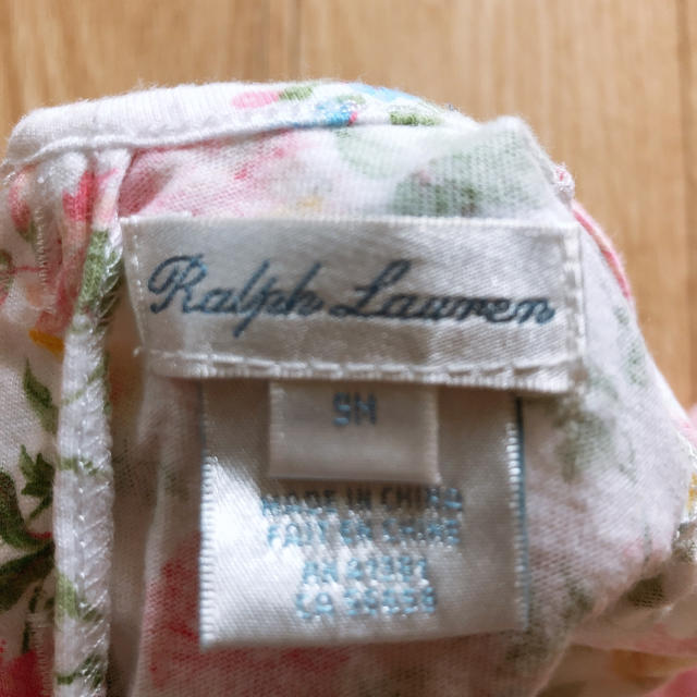 Ralph Lauren(ラルフローレン)のラルフローレン セットアップ 花柄 9m キッズ/ベビー/マタニティのベビー服(~85cm)(ワンピース)の商品写真