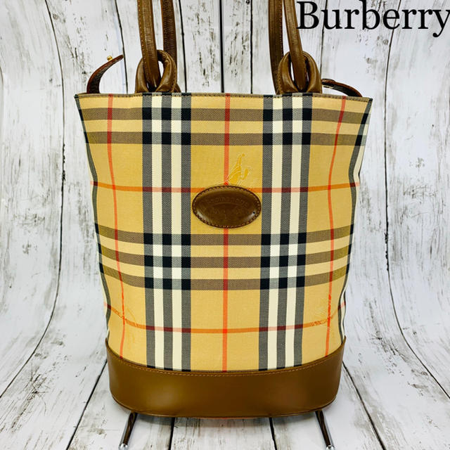 極美品 OLD BURBERRY バーバリー 2way バッグ www.bookbuzz.net
