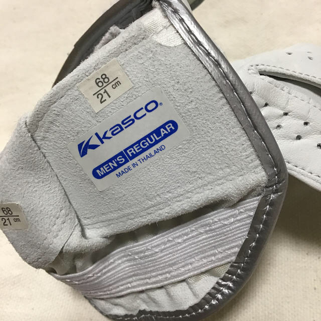 Kasco(キャスコ)のkasco グローブ 21センチ men's ２枚セット スポーツ/アウトドアのゴルフ(その他)の商品写真