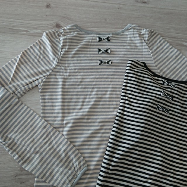 w closet(ダブルクローゼット)のダブルクローゼット☆ボーダーロンT  新品 レディースのトップス(Tシャツ(長袖/七分))の商品写真