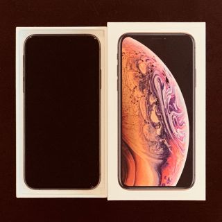 アイフォーン(iPhone)の【ぷに様専用】iPhone XS 64GB SIMフリーゴールド(スマートフォン本体)