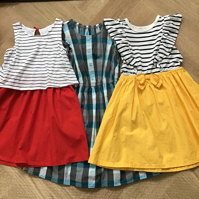 GLOBAL WORK(グローバルワーク)のワンピース3点セット  専用ページ キッズ/ベビー/マタニティのキッズ服女の子用(90cm~)(ワンピース)の商品写真