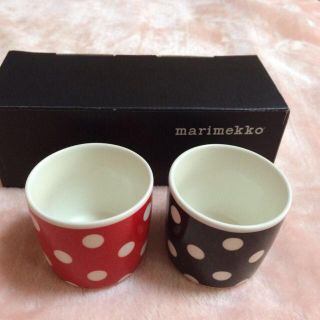 マリメッコ(marimekko)の限定柄 ペアカップ(グラス/カップ)