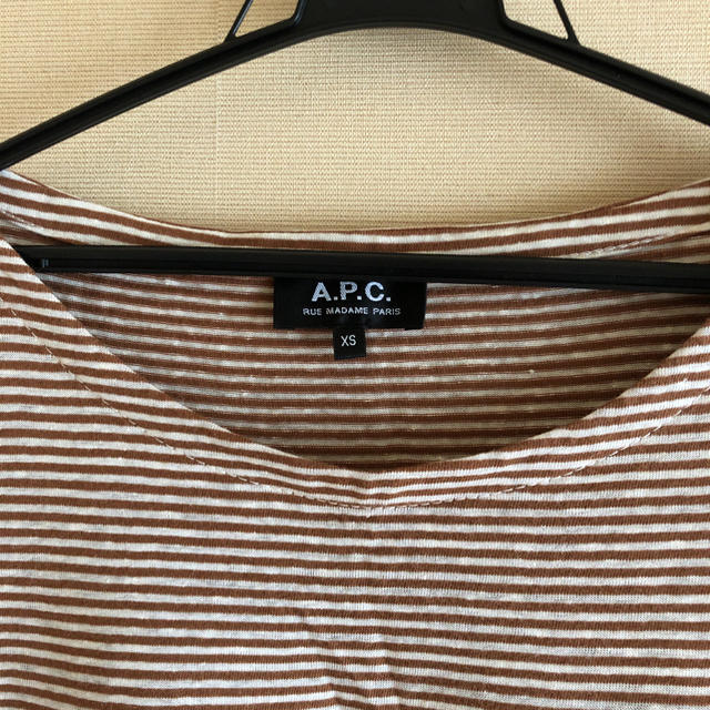 A.P.C(アーペーセー)のA.P.C. アーペーセー ボーダー Ｔシャツ レディースのトップス(Tシャツ(半袖/袖なし))の商品写真
