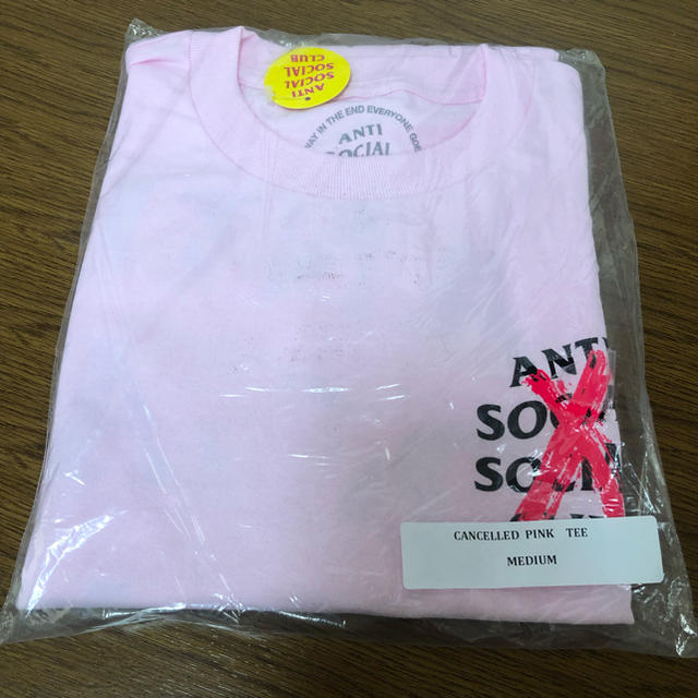 アンチソーシャルソーシャルクラブ CANCELLED PINK TEE  値下げ 1