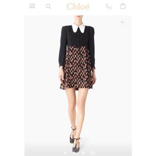 クロエ ミニワンピース レディース シルク の通販 14点 Chloeのレディースを買うならラクマ