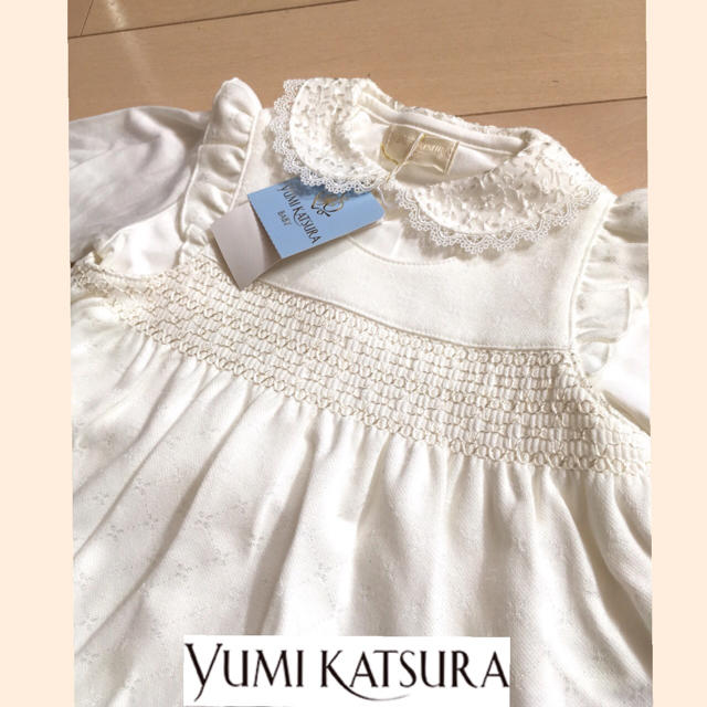 YUMI KATSURA(ユミカツラ)の新品！【桂由美】セットアップワンピース70〜80cm キッズ/ベビー/マタニティのベビー服(~85cm)(ワンピース)の商品写真