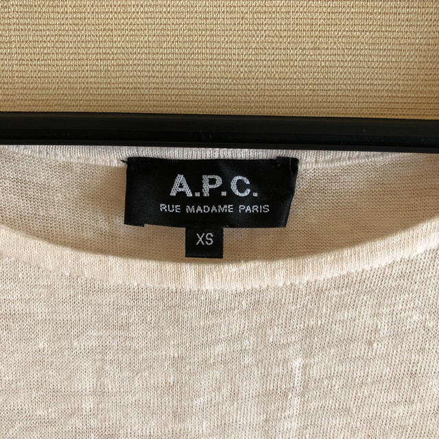 A.P.C(アーペーセー)のA.P.C. アーペーセー カットソー Ｔシャツ レディースのトップス(Tシャツ(半袖/袖なし))の商品写真