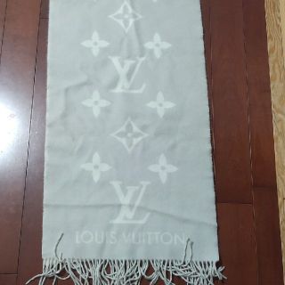 ルイヴィトン(LOUIS VUITTON)の美品 LOUIS VUITTON カシミヤストール(ストール/パシュミナ)