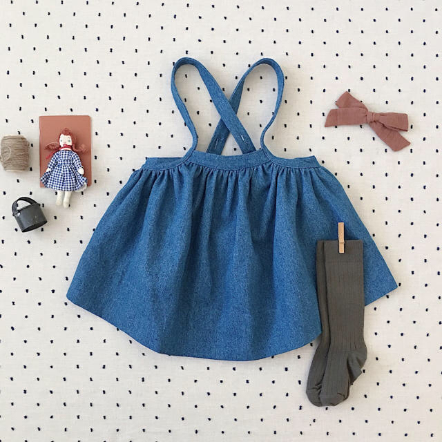 新品！soor ploom Eloise Pinafore, Denim＊ワンピース