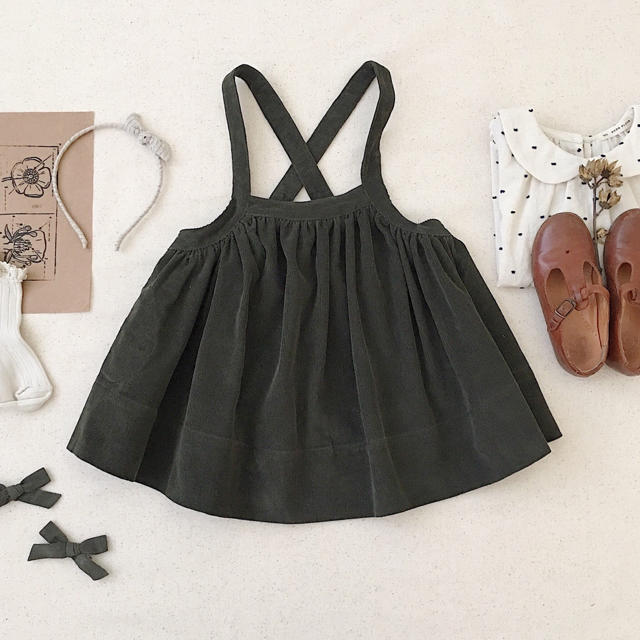 即納！新品！soor ploom Eloise Pinafore,Peat