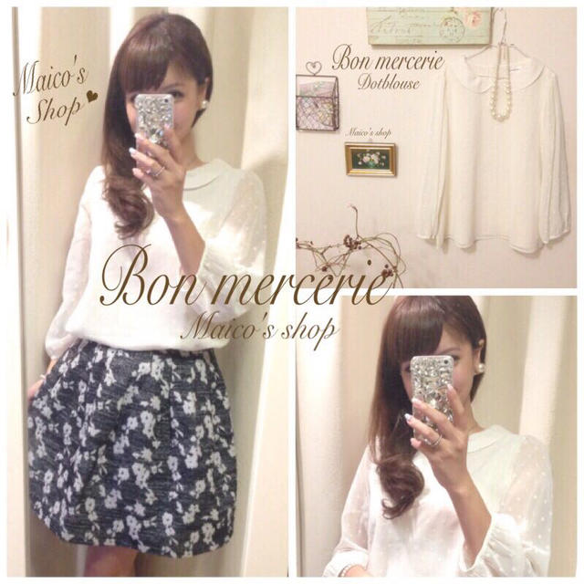 新品♡Bon mercerieブラウス