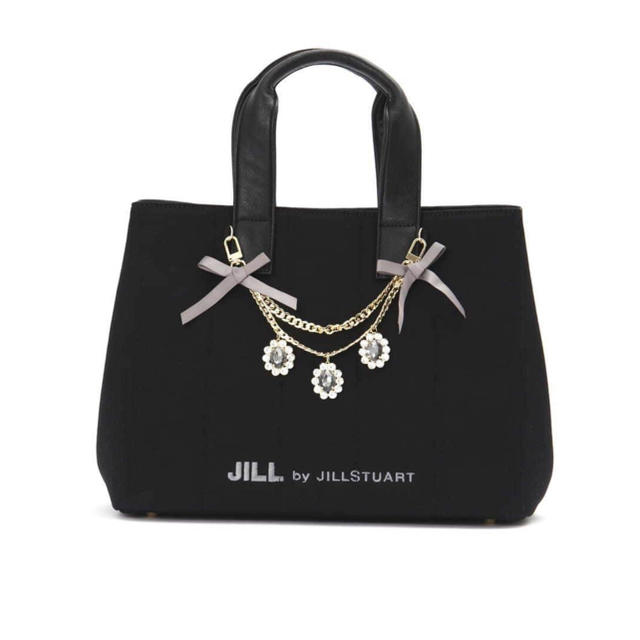 JILL by JILLSTUART(ジルバイジルスチュアート)のジュエルリボントートバッグ レディースのバッグ(トートバッグ)の商品写真