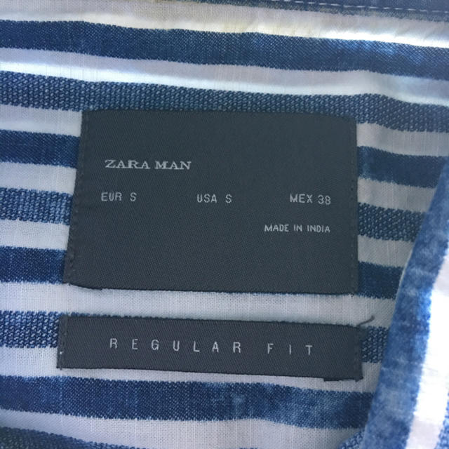 ZARA(ザラ)のZARA デニム風グラデーションストライプシャツ メンズのトップス(シャツ)の商品写真