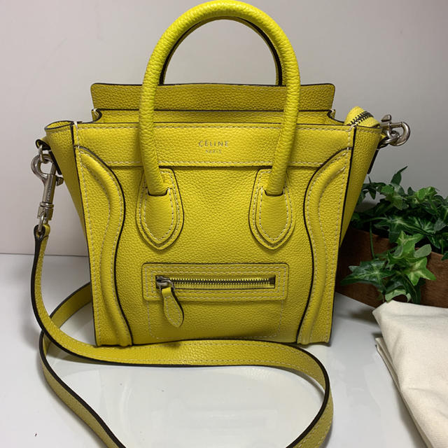 色イエローシトロン専用❤️極美品❤️ CELINE セリーヌ ナノショッパー