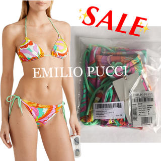 エミリオプッチ(EMILIO PUCCI)の新品セール♪♪エミリオプッチ ブラジリアンビキニセット 未使用品(水着)
