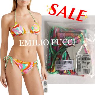 エミリオプッチ(EMILIO PUCCI)の新品セール♪♪エミリオプッチ ブラジリアンビキニセット 未使用品(水着)