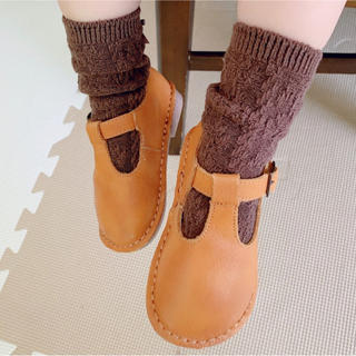 プティマイン(petit main)の韓国子供服(靴)💓革靴❤︎14cm❤︎ラテコーデ(スニーカー)