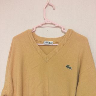 ラコステ(LACOSTE)のLACOSTE 🐊 イエロー ニット(ニット/セーター)