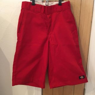 ディッキーズ(Dickies)のディッキーズ Dickies ハーフパンツ 28 レッド(ハーフパンツ)