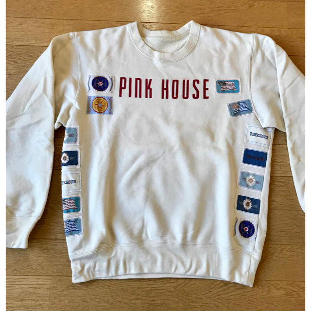 PINK HOUSE(ピンクハウス)のk.さん専用❗️ピンクハウス 白トレーナー レディースのトップス(トレーナー/スウェット)の商品写真