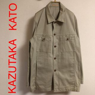 カズタカカトウ(KAZUTAKA KATOH)のKAZUTAKA  KATO☆春秋用ベージュコートsizeL(ブルゾン)