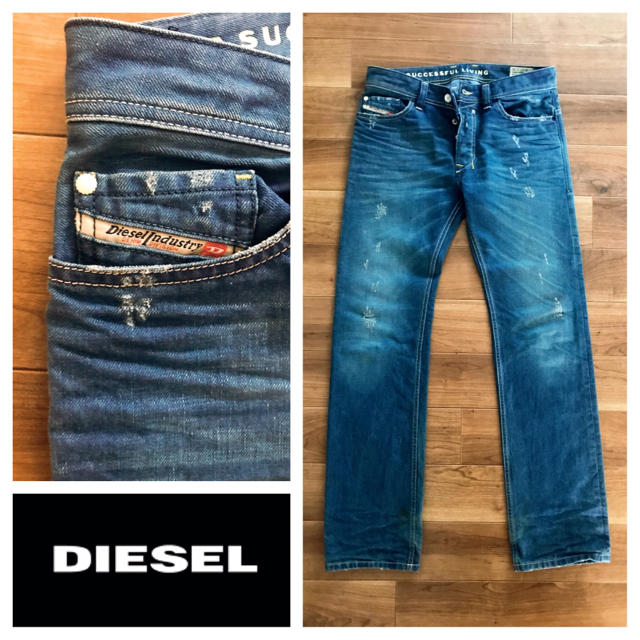 【値下げ】DIESEL WASH0801C SAFADOデニムパンツ27inch