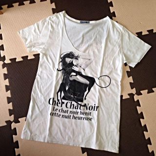 メゾンドリーファー(Maison de Reefur)のリーファー 梨花プリントTシャツ(Tシャツ(半袖/袖なし))