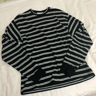 アンユーズド(UNUSED)のUNUSED 18ss ボーダーロンTEE 菅田将暉着用(Tシャツ/カットソー(七分/長袖))