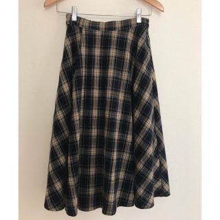 ダブルクローゼット(w closet)のW closet 秋冬 チェックスカート(ひざ丈スカート)